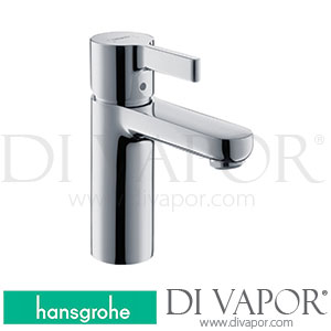 Hansgrohe 31012001 Metris S Single Lever Basin Mixer 100 with Pop-Up Waste Set 0.5 Gpm >10/19 Spare Parts