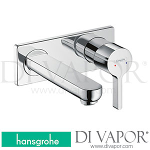 Hansgrohe 31039009 Metris S Single Lever Basin Mixer for Concealed Installation Wall-Mounted with Spout 16,5 Cm 3 Ticks >04/09 Spare Parts