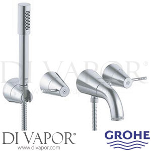 Grohe 31039BK0 Grohe F1 (2002 - 2007) Three-Hole Bath Shower Combination Spare Parts