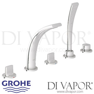 Grohe 31047000 Ondus 5-Hole Bath/Shower Combination Spare Parts