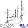 Grohe 31047KS0 Spare Tech Diagram
