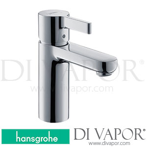 Hansgrohe 31063000 Metris S Single Lever Basin Mixer 100 Lowflow 3.5 L/Min with Pop-Up Waste Set >04/17 Spare Parts
