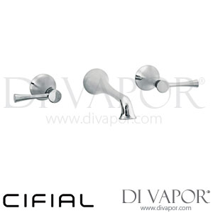Cifial 31110BS L Spout Wall-Mounted Washbasin Mixer 3F Spare Parts