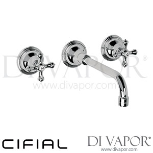 Cifial 31110ED Edwardian 3 Hole Wall Basin Mixer Spare Parts