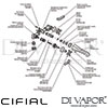 Cifial Hexa Wall-Mounted Washbasin Mixer 3F Dimension