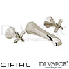 Cifial Hexa Wall-Mounted Washbasin Mixer 3F Spare Parts