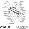 Cifial Hexa Wall-Mounted Washbasin Mixer 3F Dimension