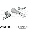 Cifial Hexa Wall-Mounted Washbasin Mixer 3F Spare Parts