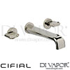 Cifial Wall-Mounted Washbasin Mixer 3F Spare Parts