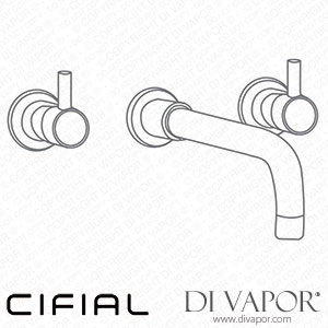 Cifial 31110SE Style 35 3 Hole Wall Basin Mixer Spare Parts