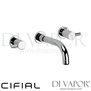 Cifial 31110TB Techno 300 3 Hole Wall Basin Mixer Tap Spare Parts