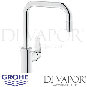 Grohe 31122002 Eurodisc Cosmopolitan Single-Lever Sink Mixer (1/2 Inch) Spare Parts