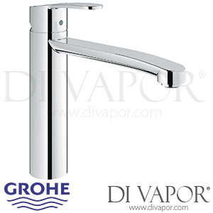 Grohe 31124002 Eurostyle Cosmopolitan Single-Lever Sink Mixer (1/2 Inch) Spare Parts