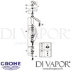 Grohe Eurostyle Cosmopolitan Single-Lever Sink Mixer Spares