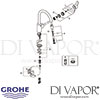 Grohe Eurostyle Cosmopolitan Single-Lever Sink Mixer Spares