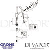 Grohe Eurostyle Cosmopolitan Single-Lever Sink Mixer Spares