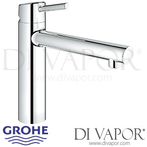 Grohe 31128001 Concetto Single-Lever Sink Mixer (1/2 Inch) Spare Parts