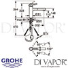 Grohe Concetto Single-Lever Sink Mixer Dimensions