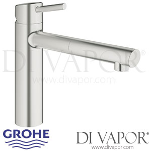Grohe 31129DC1 Concetto Single-Lever Sink Mixer (1/2 Inch) Kitchen Tap Spare Parts