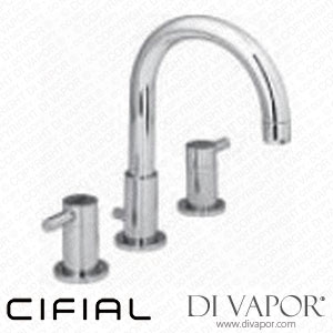 Cifial 31130TB Techno 300 3 Hole Basin Mixer with Pop-Waste Spare Parts