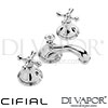 Cifial 31131ED Edwardian 3 Hole Deck Basin Mixer Tap Spare Parts