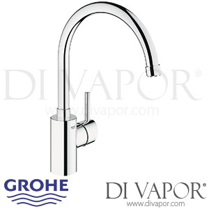 Grohe 31132001 Concetto Single-Lever Sink Mixer DN 15 Tap Spare Parts