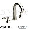 Cifial Hexa High Basin Mixer 3F Spare Parts