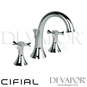 Cifial 31141MW Brookhaven Cross 3 Hole Deck Basin Mixer Spare Parts