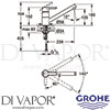 Grohe 31142000 Mixer Spare Diagram