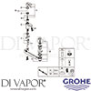 Grohe 31148000 Mixer Spare Diagram