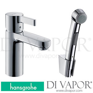 Hansgrohe 31160000 Metris S Single Lever Basin Mixer with Bidette Hand Shower and Shower Hose 160 Cm >10/17 Spare Parts