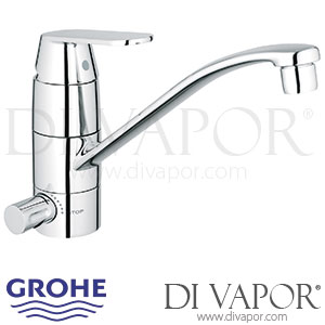 Grohe 31161000 Eurosmart Cosmopolitan Single-Lever Sink Mixer (1/2 Inch) Spare Parts