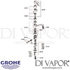 Grohe Eurosmart Cosmopolitan Single-Lever Sink Mixer Spares