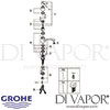 Grohe Eurosmart Cosmopolitan Single-Lever Sink Mixer Spares