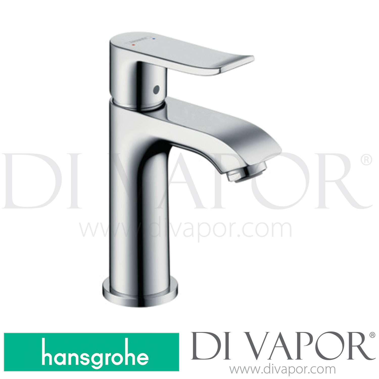 Hansgrohe 31186000 Metris Single Lever Basin Mixer 100 for Hand