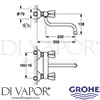 Grohe 31187000 Mixer Spare Diagram
