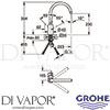 Grohe 31188000 Mixer Spare Diagram