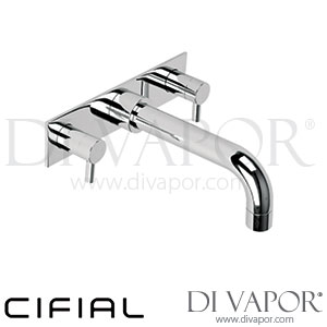Cifial 31200TB Techno 300 3 Hole Wall Bath Mixer on Plate Spare Parts