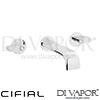 Cifial Techno M3 3H Wall Bath Filler Spare Parts