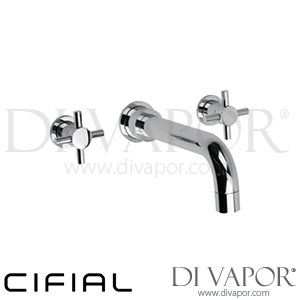 Cifial 31202TBX Techno X300 3 Hole Wall Bath Set Spare Parts
