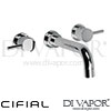 Cifial Technovation 3 Hole Wall Bath Mixer Tap Spare Parts