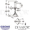 Grohe Concetto Sink Mixing Valve Dimensions