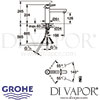 Grohe Concetto Single-Lever Sink Mixer Dimensions