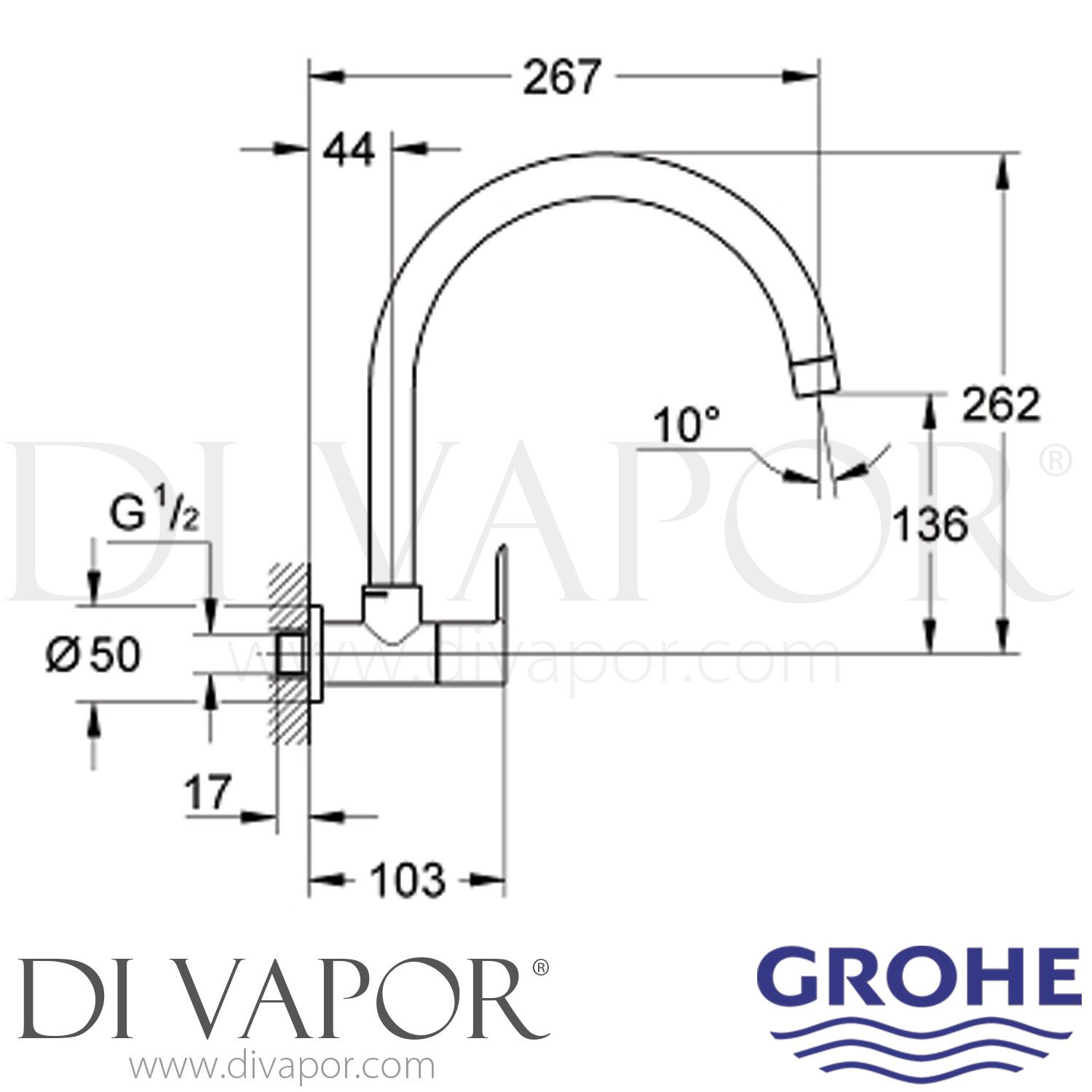 Grohe 31228000 BauEdge Kitchen Tap Spare Parts