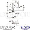 Grohe 31230000 Mixer Spare Diagram
