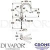Grohe 31231000 Mixer Spare Diagram