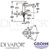 Grohe 31236002 Mixer Spare Diagram
