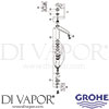 Grohe 31243002 Mixer Spare Tech Diagram