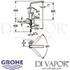 Grohe Eurocube Single-Lever Sink Mixer Dimensions
