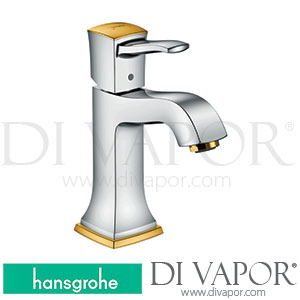 Hansgrohe 31300090 Metropol Classic Single Lever Basin Mixer 110 with Lever Handle and Pop-Up Waste Set 10/16 - 06/22 Spare Parts